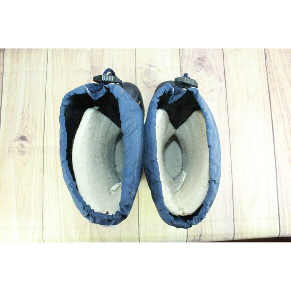 Sorel Snowlion Boots 8 Blue High Shaft Adjustable Waterproof Nylon Rubber - Picture 7 of 9